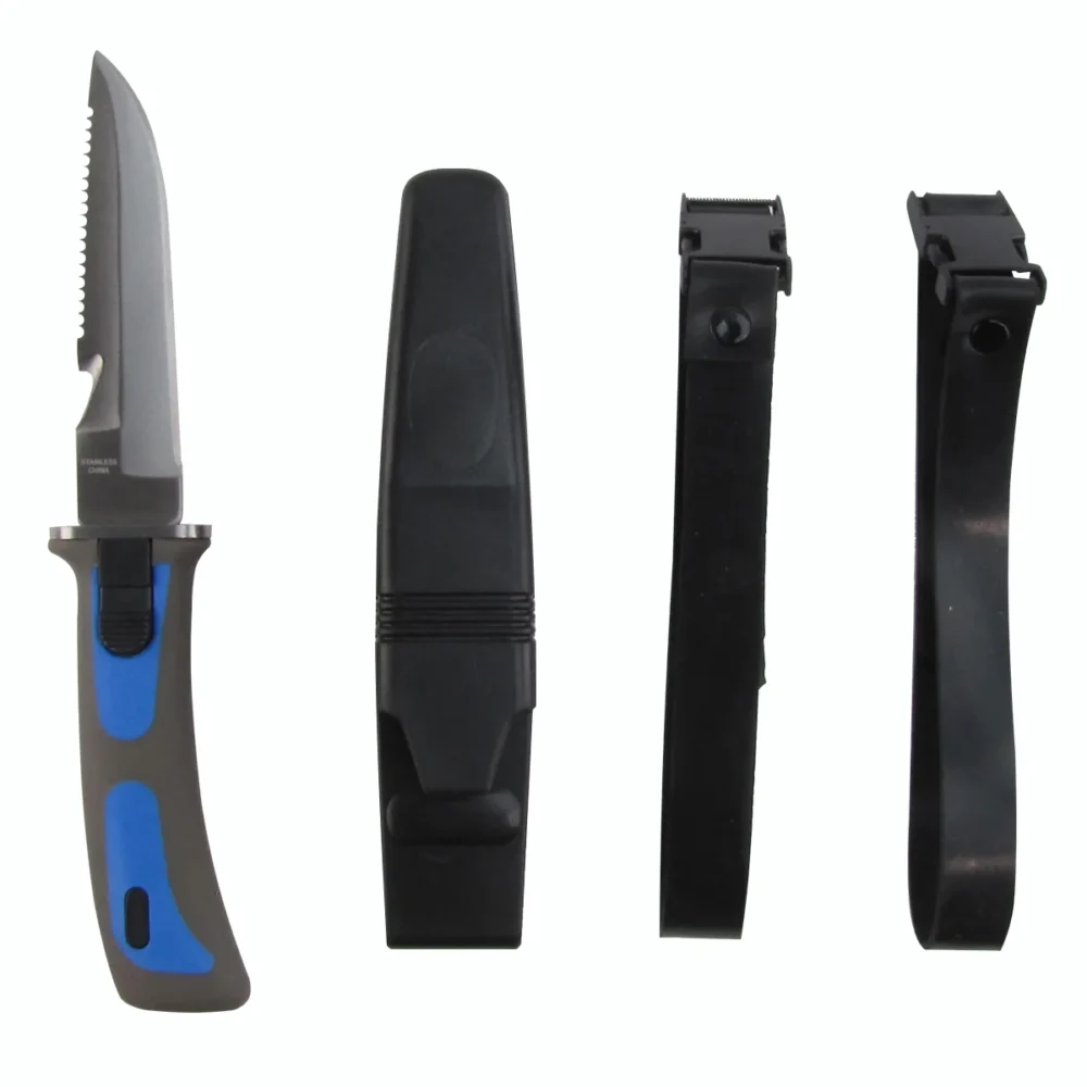 Blue Dive Knife Sheath&Line Cutter SCUBA Equipment/Snorkeling Gear Diving Knives - Image 3