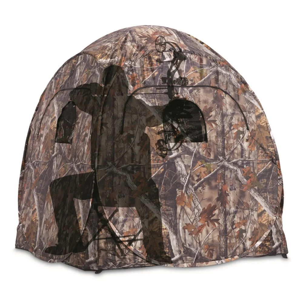 Guide Gear Deluxe Pop-Up Hunting Ground Blind, 1-2 Person Tent, Hunting Gear, Equipment - Image 2