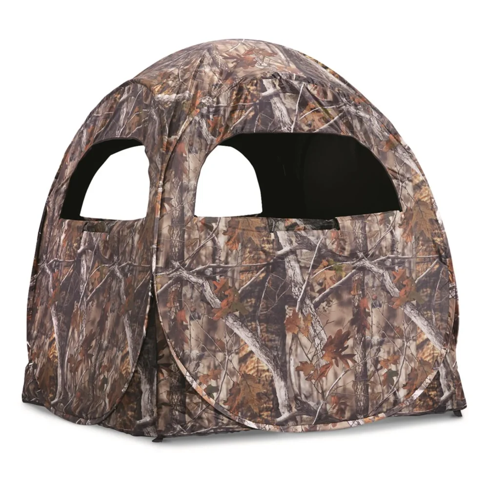 Guide Gear Deluxe Pop-Up Hunting Ground Blind, 1-2 Person Tent, Hunting Gear, Equipment - Image 3